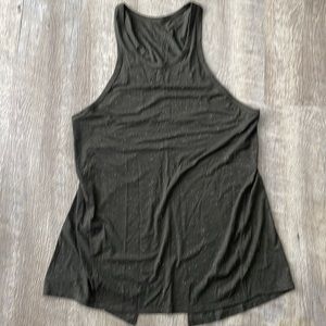 Lululemon open back tank top size 8